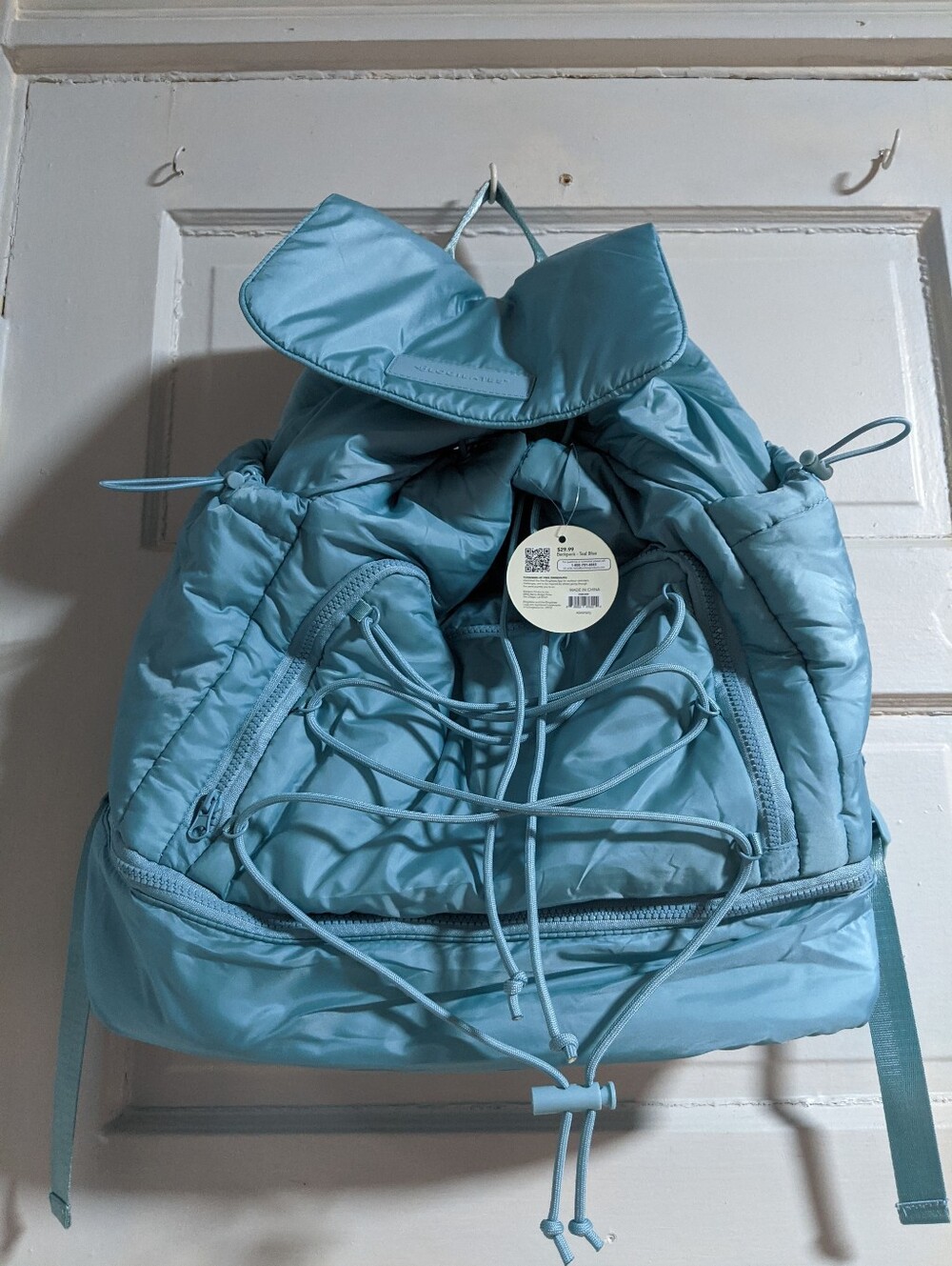 Blogilates Light Blue Backpack